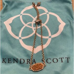 Kendra Scott Elaina Rose Gold Adjustable Bracelet